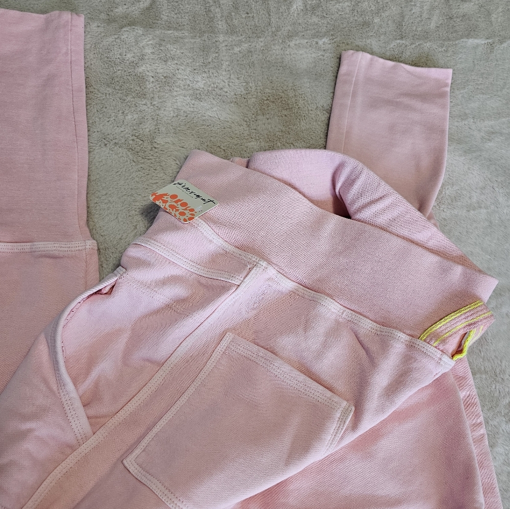 Free People On The Road Pants in Petal Pink - Picture 12 of 16